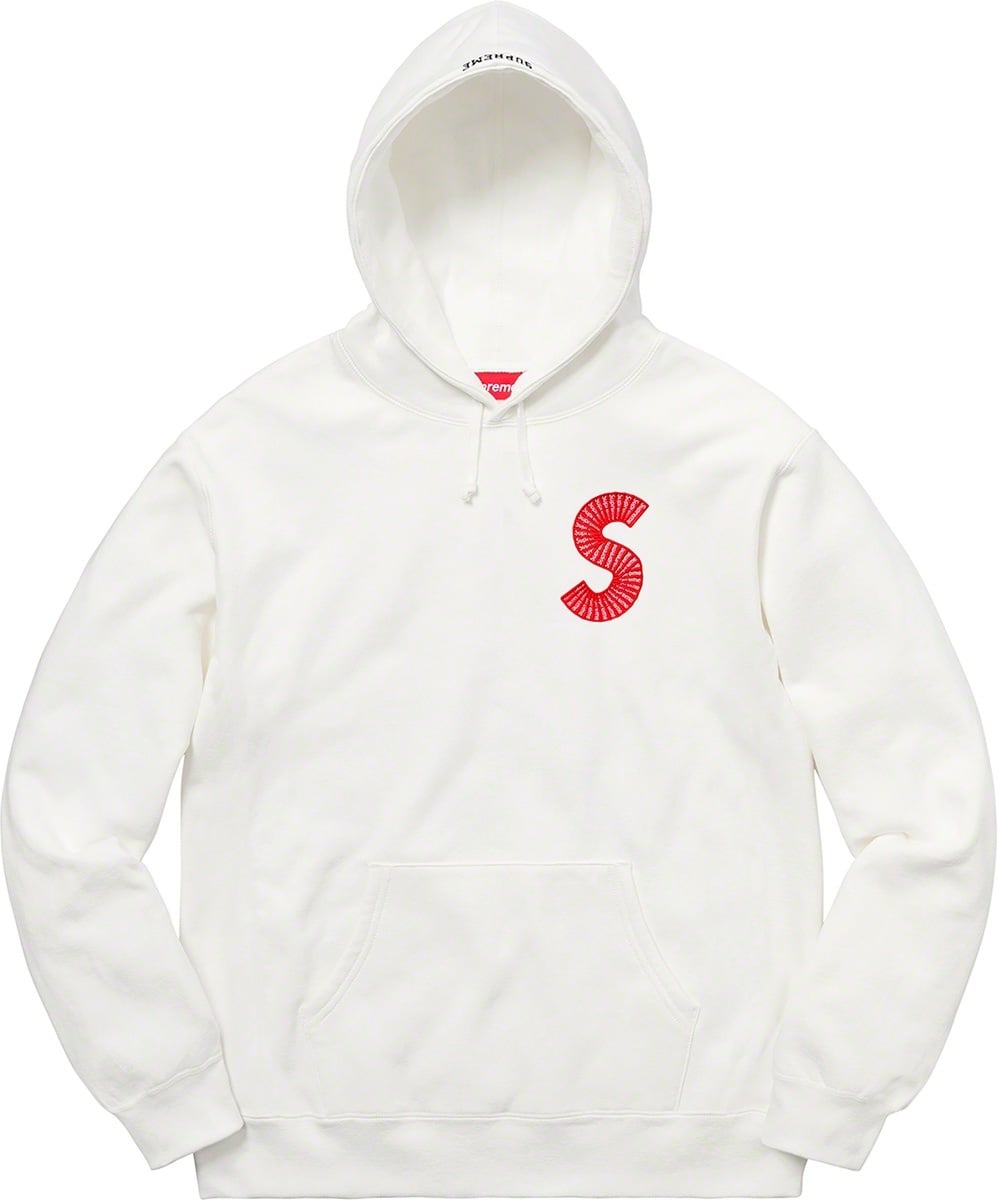 S Logo Hooded Sweatshirt view 4